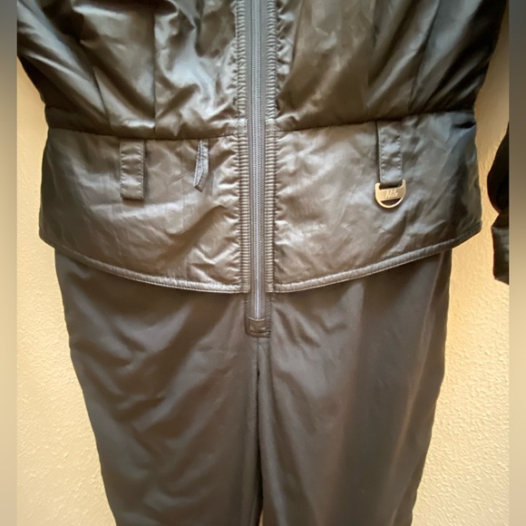 NILS Black One Piece Ski Suit Winter Skiwear Size 12 - Picture 10 of 17